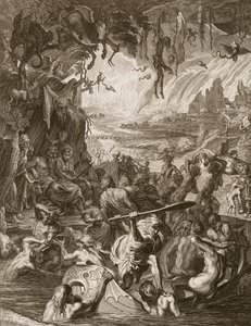 Scene of Hell, 1731  by Bernard Picart