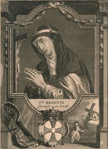 Ste. Brigitte, 1713. by Bernard Picart