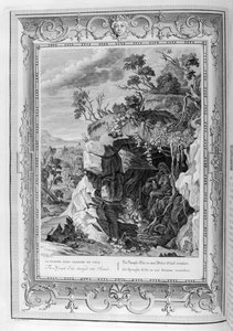 Peri Yankısının Sese Dönüşmesi, 1733 by Bernard Picart