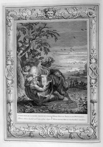 Titon ve Aurora (gravür) by Bernard Picart