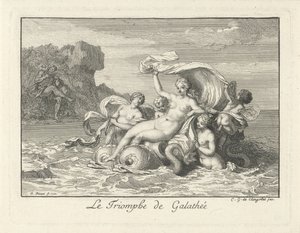 Triomf van Galatea Galatea'nın Zaferi (nesnedeki başlık) by Bernard Picart