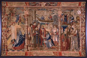 Flaman halısı. Seri The Legend of the Madonna of the Sablon (The Legend of the Lady of the Sablon). Madonna