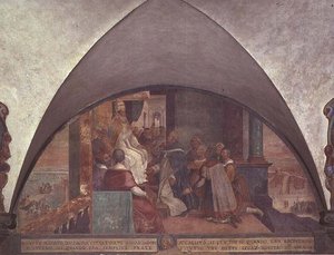 St. Antoninus Kendisini Papa III. Eugenius