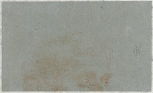 Bir adamın kafasının bir parçası by Bernardino Lanino (possibly)