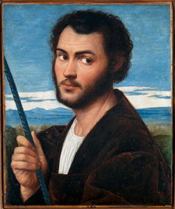 Bir Adamın Portresi, Licinius, Bernardine (c. 1489-c. 1565). Tuval üzerine yağlı boya, boyut : 32x25.5, 16. Yüzyılın İlk Yarısı, Fondazione Cini, Venedik