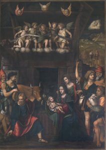 Çobanların hayranlığı by Bernardino Luini