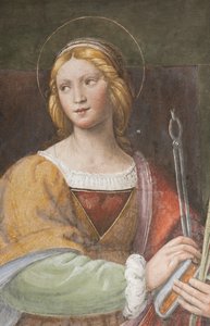 Aziz Apollonia, c.1522-25 (3497192 detayı) by Bernardino Luini
