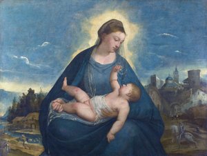 Madonna ve Çocuk by Bernardino da Asola