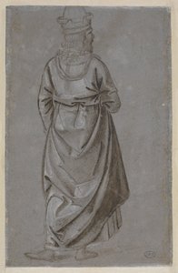 Arkadan görülen bir adam by Bernardino di Betto Pinturicchio