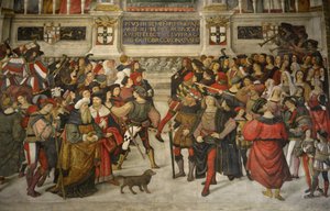 İtalya Toskana Siena, Katedral Duomo: II. Pius