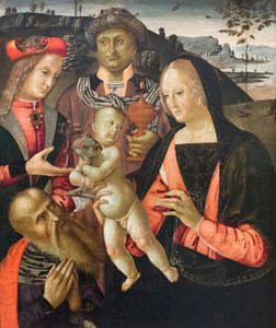 Magi'nin hayranlığı (panelde tempera) by Bernardino di Mariotto