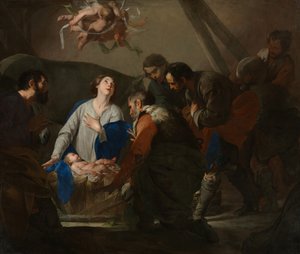 Çobanların Tapınması, c.1650 by Bernardo Cavallino