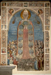 Madone de la Misericorde - Madonna of Mercy (Merhamet Madonna) par Daddi, Bernardo (1290-1350)