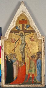Çarmıha Gerilme, c.1340 (kavak ağacı üzerinde tempera) by Bernardo Daddi