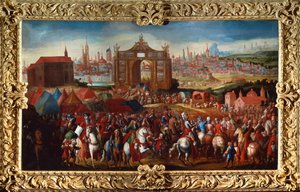 Zafer Şenlikleri (tuval üzerine yağlı boya) by Bernardo Polo