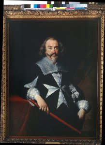 Malta şövalyesinin portresi (Scipione Papafava?), c.1629 (tuval üzerine yağlı boya) by Bernardo Strozzi