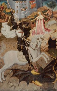 Aziz George Ejderhayı Öldürüyor, 1434-1435 by Bernat Martorell the Elder