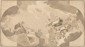 Tavan Dekorasyonu by Bernhard Schreuder after Jacob de Wit