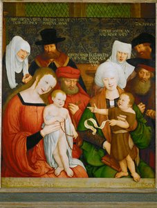 Die Heilige Sippe (ahşap üzerine resim)