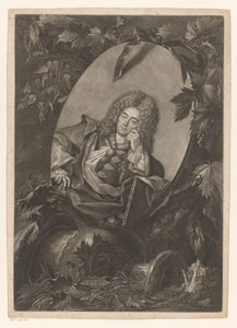 Portret van Christoph Ludwig Agricola by Bernhard Vogel