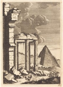 Harabelerden Önce Keçiler ve Bir Piramit by Bernhard Zaech after Jonas Umbach