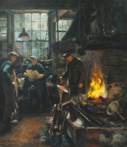 Demirci atölyesi by Bernt Wilhelm Tunold