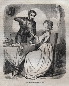 Susuzluk üzerine meditasyon - Jean Anthelme Brillat Savarin (Brillat-Savarin) tarafından “La Physiologie du gut”ta gravür