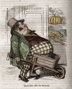 Obeite - Des Gourmands - içler acısı etki des floreux - Jean Anthelme Brillat Savarin (Brillat-Savarin) tarafından “La Physiologie du gut”ta gravür