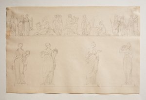 Apollon, Güzeller ve İlham Perileri by Bertel Thorvaldsen