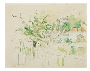 Bougival, 1884 by Berthe Morisot