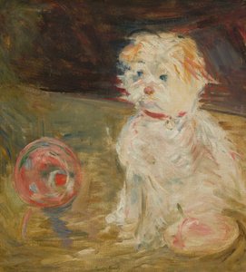 Top köpek. by Berthe Morisot