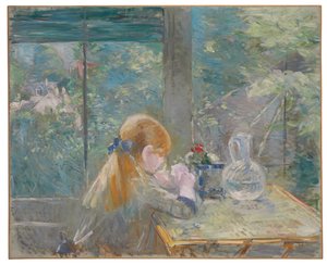 Konservatuarda, 1884 by Berthe Morisot