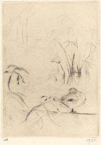 Bankada Dinlenen Ördekler by Berthe Morisot