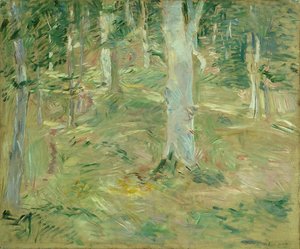 Compiègne Ormanı, 1885. by Berthe Morisot