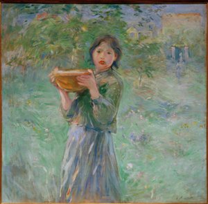 Süt kasesi by Berthe Morisot