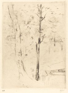 Kayıklı Göl, 18881890. by Berthe Morisot