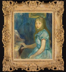 Lucie Léon Piyanoda by Berthe Morisot