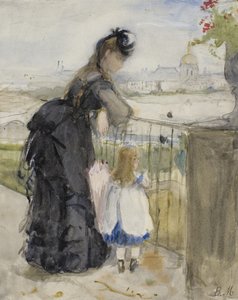 Balkonda, 1871-72 by Berthe Morisot