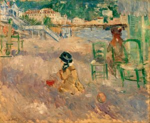 Güzel plaj by Berthe Morisot
