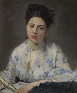 genç kadın 1871 by Berthe Morisot