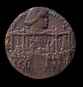 Pazzi komplosunda bronz madalya (1478)