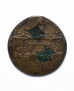 Pazzi Komplosunu tasvir eden madalya. Lorenzo de 