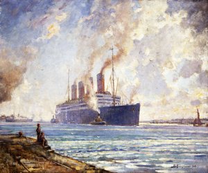 Aquitania Southampton Water
