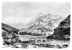Munku-Sardyk, Sayan Dağları, Sibirya, Rusya, 1895.