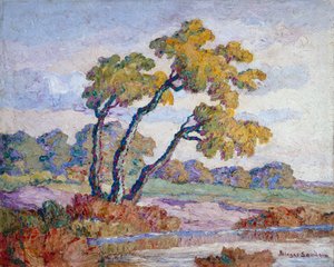 Kansas Peyzaj by Birger Sandzen