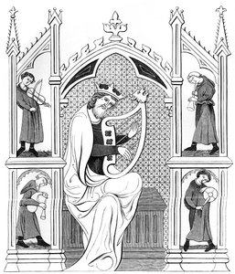 Müzik konseri, 13. yüzyıl 1849. by Bisson and Cottard
