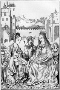 İskenderiyeli Aziz Catherine, 15. yüzyıl 1849. by Bisson and Cottard