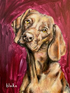 Dogs Rule, 2021 dolayları (Tuval üzerine akrilik) by Blake Munch