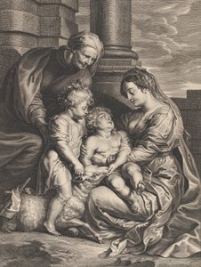 Aziz Anne ve Vaftizci Yahya ile Bakire ve İsa çocuğu, ca. 1640-59..