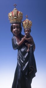 Svatá Hora Meryem Ana Heykelciği, c.1348 (çok renkli armut ağacı)